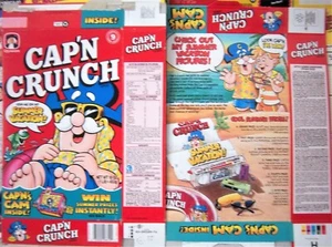 1991 Cap'n Crunch Cap'n Cam Müslischachtel shm003 - Bild 1 von 2