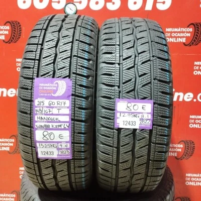 2x215 60 R17C 109/107T HANKOOK WINTER ICEPT LV 9.4/8.1mm REF:12433 - Imagen 1 de 4