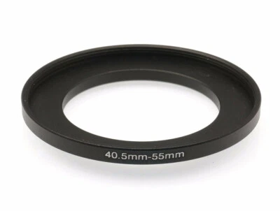 40.5-55mm Metal Step Up Ring Lens Adapter 40.5 Male to 55 Female Thread UK STOCK - Image 1 of 4