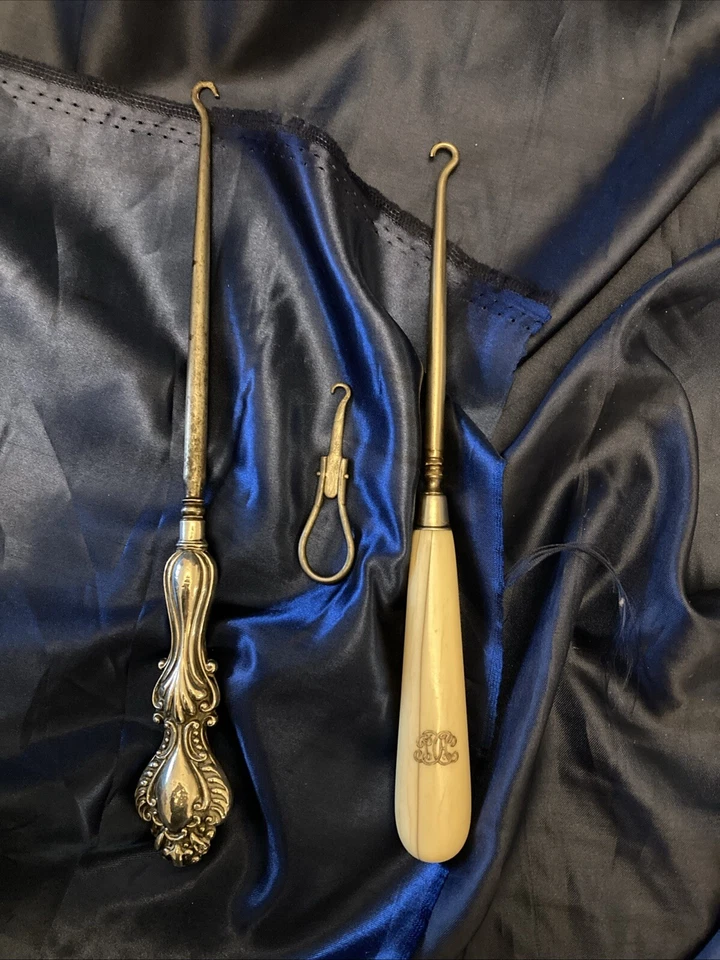 Victorian Button Hooks - Asprey London Plus Others - Image 1 of 4