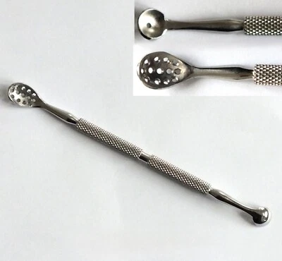 NATRA Komedonenquetscher Löffel Mitesserentferner Mitesser Pickle Entferner