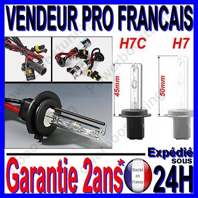 AMPOULES LAMPE FEU PHARE ECLAIRAGE POUR KIT AU XENON HID H7C COURTE EN 6000k 35W - Image 1 of 2