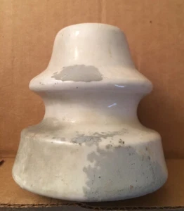 Insulator Ceramic White 3 1/4” H X 3 1/4” Base - Picture 1 of 4