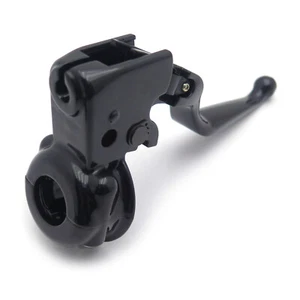 Black Clutch Lever w/ Mount Bracket For Harley Dyna 08-15 Fat Bob/96-15 Wide Gli - Picture 1 of 9