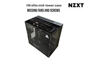 READ / NZXT H9 Elite Mid-Tower Case (Black) Mini ITX USB 3.0 Earphone + mic🔷 - Afbeelding 1 van 6