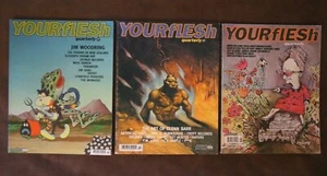 Yourflesh Quarterly #37-39 Fantagraphics 1997-98, 3 ISSUE SET - Bild 1 von 7