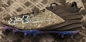 Under Armour Blur Smoke Suede 2.0 Football Cleats Mens 11 Black 3027978 001 - Picture 1 of 8