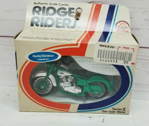 1974 Zee Ridge Riders Harley Davidson Green Scale Model Die Cast Series II - Picture 1 of 2