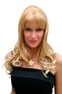 Women's Wig Blonde Light Blonde Mix Wavy Pony Long 55cm 3001-27T88 - Picture 1 of 4
