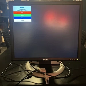 Dell UltraSharp 1905FP 19" LCD Monitor 1280x1024 TESTED Cords Included - Picture 1 of 4