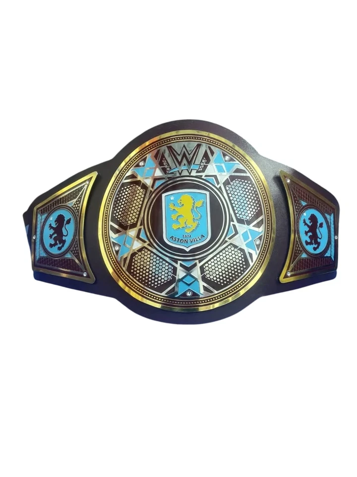 Nuevo cinturón réplica WWE X Aston Villa Legacy Championship Foto 1 de 3
