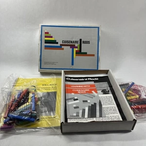 Vtg Cuisenaire Rods Mathematics Made Meaningful Set Kit & Idea Book 1977 - Picture 1 of 13