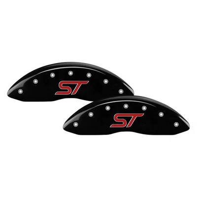 For Ford Fiesta 14-17 Caliper Covers Gloss Black Caliper Covers w ST & Bolts Foto 1 de 3