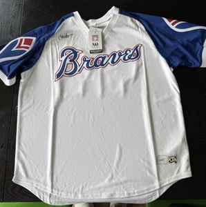 100% Authentic Hank Aaron Nike Cooperstown Atlanta Braves Jersey Size XL - Picture 1 of 4