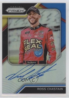 2018 Panini Prizm Driver Signatures Rainbow Prizm /24 Ross Chastain #DS-RC Auto - Image 1 of 2