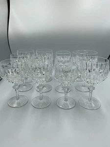 Vintage Patrizia by Nachtmann Crystal Wine Water Goblets Glasses. Lot of 12 - Picture 1 of 6