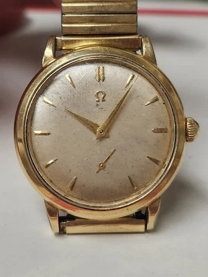 Vintage Omega Seamaster Sub-Second Bumper Watch 14k Gold Filled - Image 1 of 4