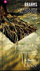 BRAHMS Requiem 4 Chants Sérieux Rhapsody KEMPE FISCHER-DIEKAU FERRIER [2 x CD] - Imagen 1 de 4