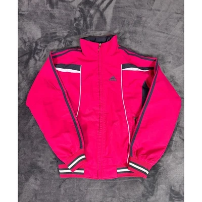 Chaqueta de Pista Adidas Para Mujer De Colección Cremallera Completa Rosa Caliente Ropa Deportiva Atlética Talla XL Foto 1 de 4