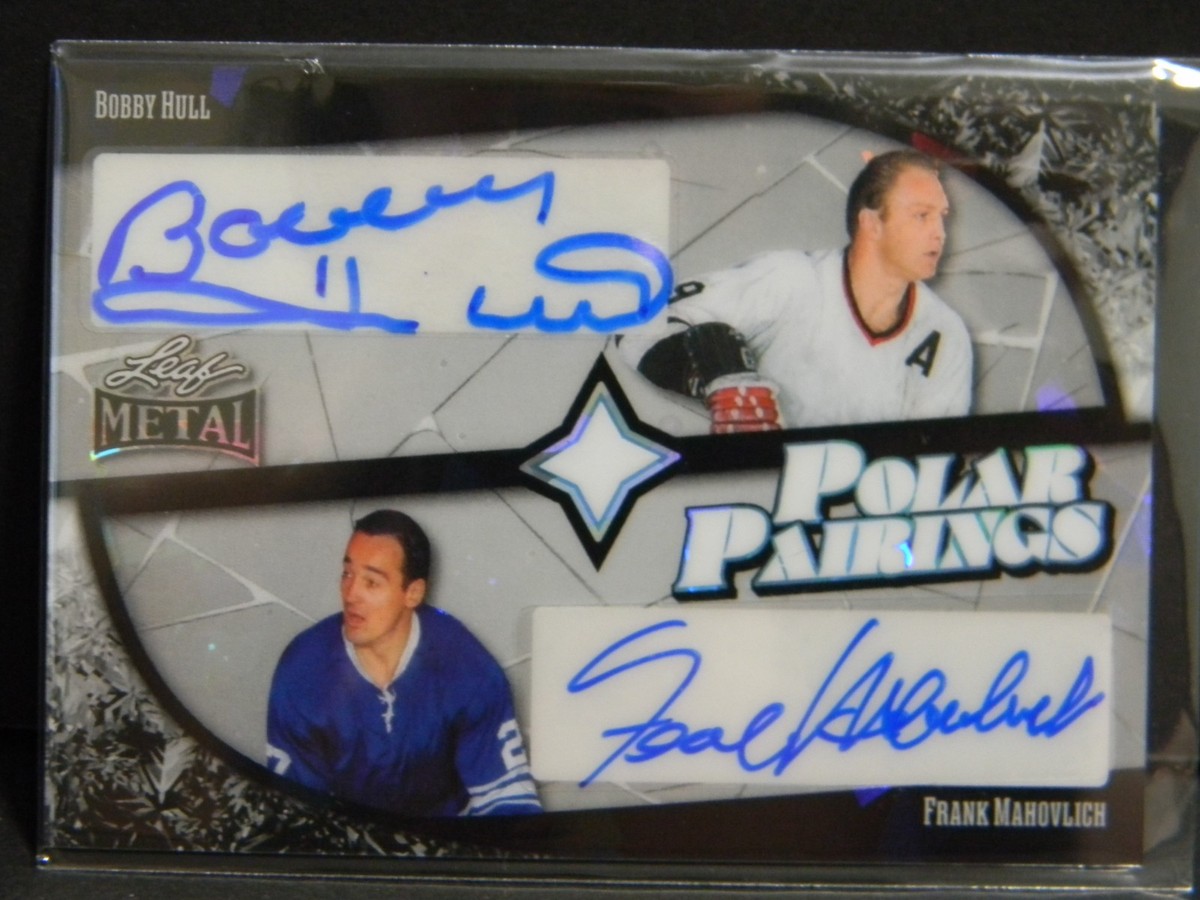 NHL ボビー・ハル　ブレット・ハル デュアルサインカード　1/1 NHL ボビー・ハル ブレット・ハル デュアルサインカード 1/1 NHL