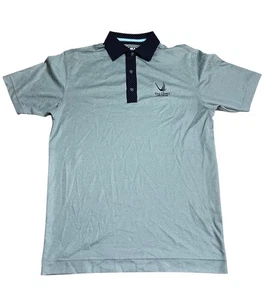 Footjoy Performance FJ Polo Shirt Gray Golf Men's M - Picture 1 of 6