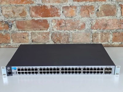 HP 2530-48G Switch with Brackets HP J9775A HP 48-Port Gigabit Switch, SFP Ports - Image 1 of 4