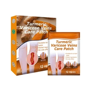 Turmeric Varicose Veins Care Patch , Legs Spider Vein Removal Treatment Patch - Picture 1 of 12