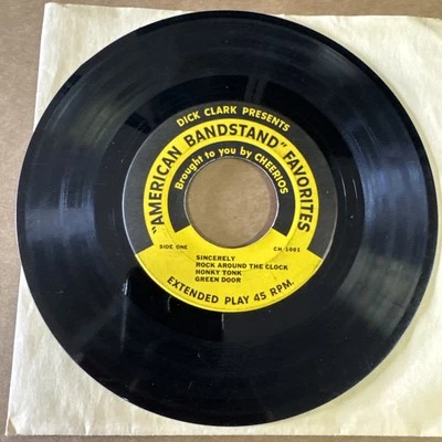 Dick Clark Presents American Bandstand Favorites Cheerios 45 RPM  CH-1001 - Image 1 of 2