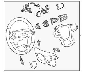 Genuine GM Steering Wheel 84946361 - Picture 1 of 3