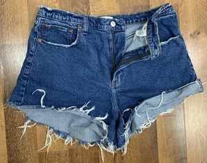 Abercrombie &Fitch High Waisted Women’s 32 14 Denim Cutoff Shorts 90’s Relaxed - Bild 1 von 9