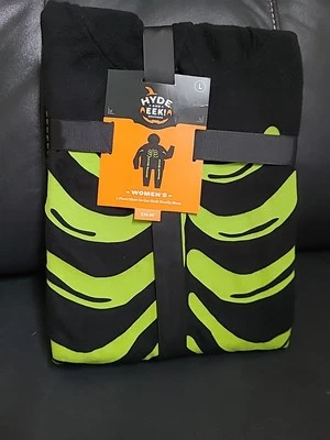 Target Hyde & Eek Women’s 1 Piece Glow In The Dark Skeleton Large L Pajamas New - Image 1 of 4