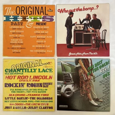 CLASSIC 50's - 60's ROCK and ROLL Record Samplers!  4 Great Vintage Records - Image 1 of 4