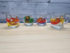 TAZAS DE CAFÉ GARFIELD McDONALD'S 1978 DE COLECCIÓN - LOTE DE 4 - Imagen 1 de 14