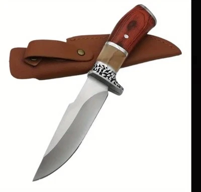 NEW- case hunting knife with sheath STAINLESS STEEL - Image 1 of 4