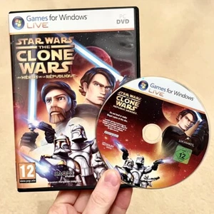 Star Wars The Clone Wars Heroes of the Republic Game PC DVD-Rom (French Import) - Picture 1 of 7