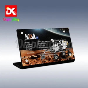 Display Plaque for Lego NASA Mars Science Laboratory Curiosity Rover 21104 - Picture 1 of 5