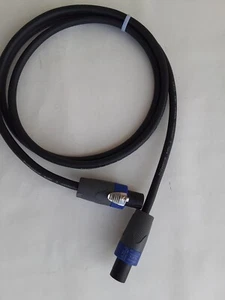 Cable de altavoz de audio profesional SpeakOn de 2 conductores 12 AWG/Neutrik NL4FX DJs hecho en EE. UU. - Imagen 1 de 3