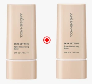 Jung Saem Mool Skin Setting Tone Balancing Base 40ml x 2ea SPF50+ PA+++ K-Beauty - Picture 1 of 5