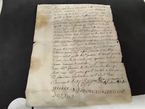 Acte notarié vente Vieux Papiers - 1748 - Gironde - Imagen 1 de 4