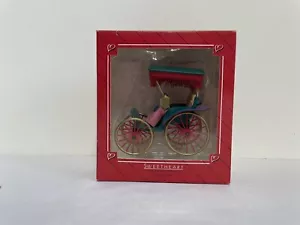 HALLMARK SWEETHEART 1987 RICORDO DI NATALE ORNAMENTI SURREY - Foto 1 di 11