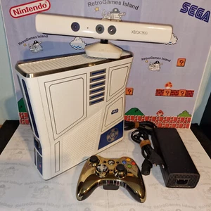 ❤️🕹 CONSOLE XBOX 360 R2D2 KINECT STAR WARS LIMITED EDITION PAL 320 GB C3PO PAD - Imagen 1 de 10