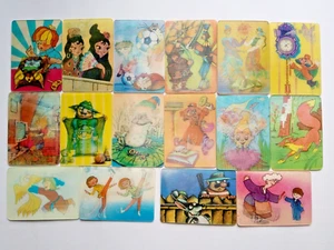 Vintage Rare 3D Stereo Lenticular Soviet Union Pocket Calendars 16 pcs - Picture 1 of 8