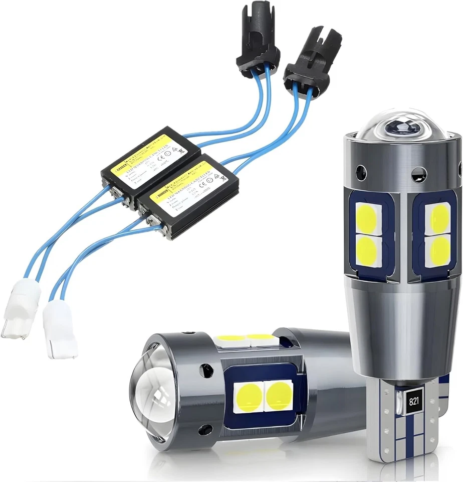 Luci Led Posizione+ Resistenze Canbus T10 W5W Per Fiat Panda 169 6500k No Errore Foto 1 de 4