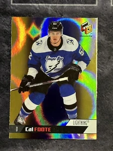 2020-21 Upper Deck HoloGrFx Gold Parallel HG19 Cal Foote Tampa Bay Lightning - Picture 1 of 2