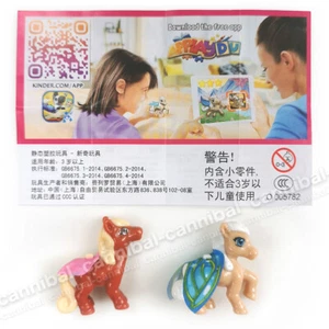 ~ KINDER Joy - Surprise Eggs Toy - VU173, VU174 - Hong Kong set of 2 FAIRY PONYs - Picture 1 of 2