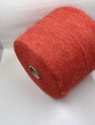 Alpaca Mohair Yarn - 50/50 Alpaca/PA, 100g/ 900m - Lace, Yarn on cone, per 100g - Image 1 of 4