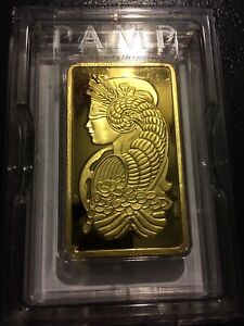 10 oz Gold Bar - Pamp Suisse Fortuna 999.9 Fine 24kt in Case w/Assay