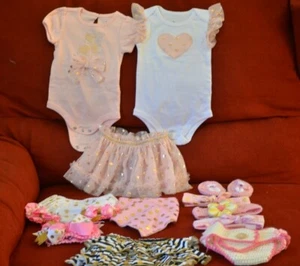 BABY GIRL CLOTHING / PHOTO SHOOT SET / BABY STARTER, HOBBY LOBBY - Picture 1 of 5