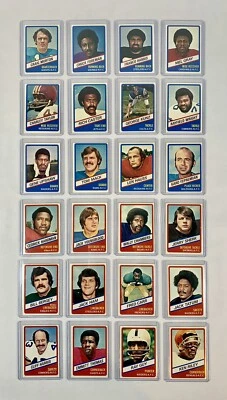 1976 Topps Football Wonder Bread Full 24 Card Set-All Gem Mint-Franco Harris - Image 1 of 4