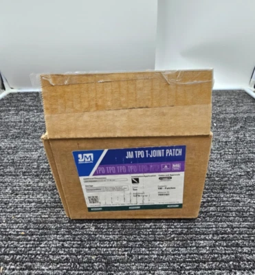 (CANTIDAD 100) JM Johns Manville TPO T-Joint Parche Bronceado 70001421 Foto 1 de 4